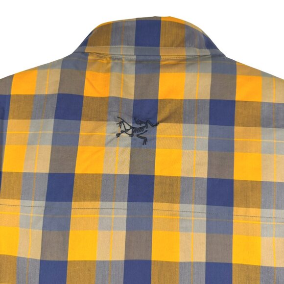 Arcteryx Brohm Shirt Mens Large Short Sleeve Plaid Button Front TP-3502 - Picture 6 of 9